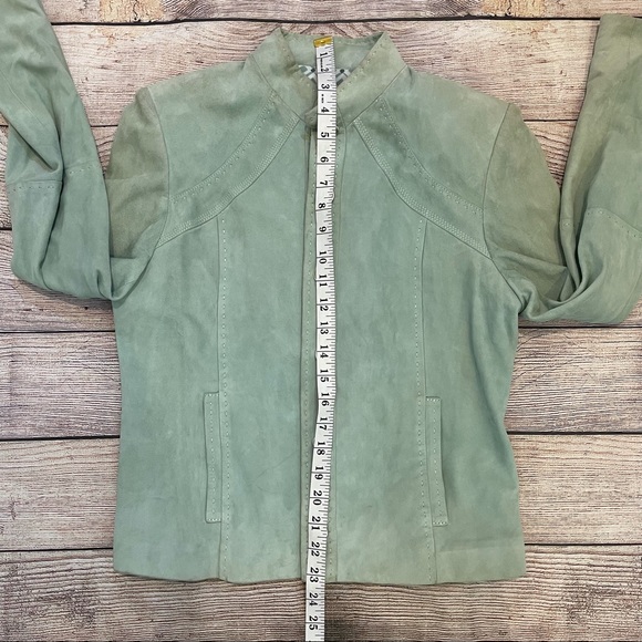 ST. JOHN Goat Suede Jacket - Picture 16 of 16